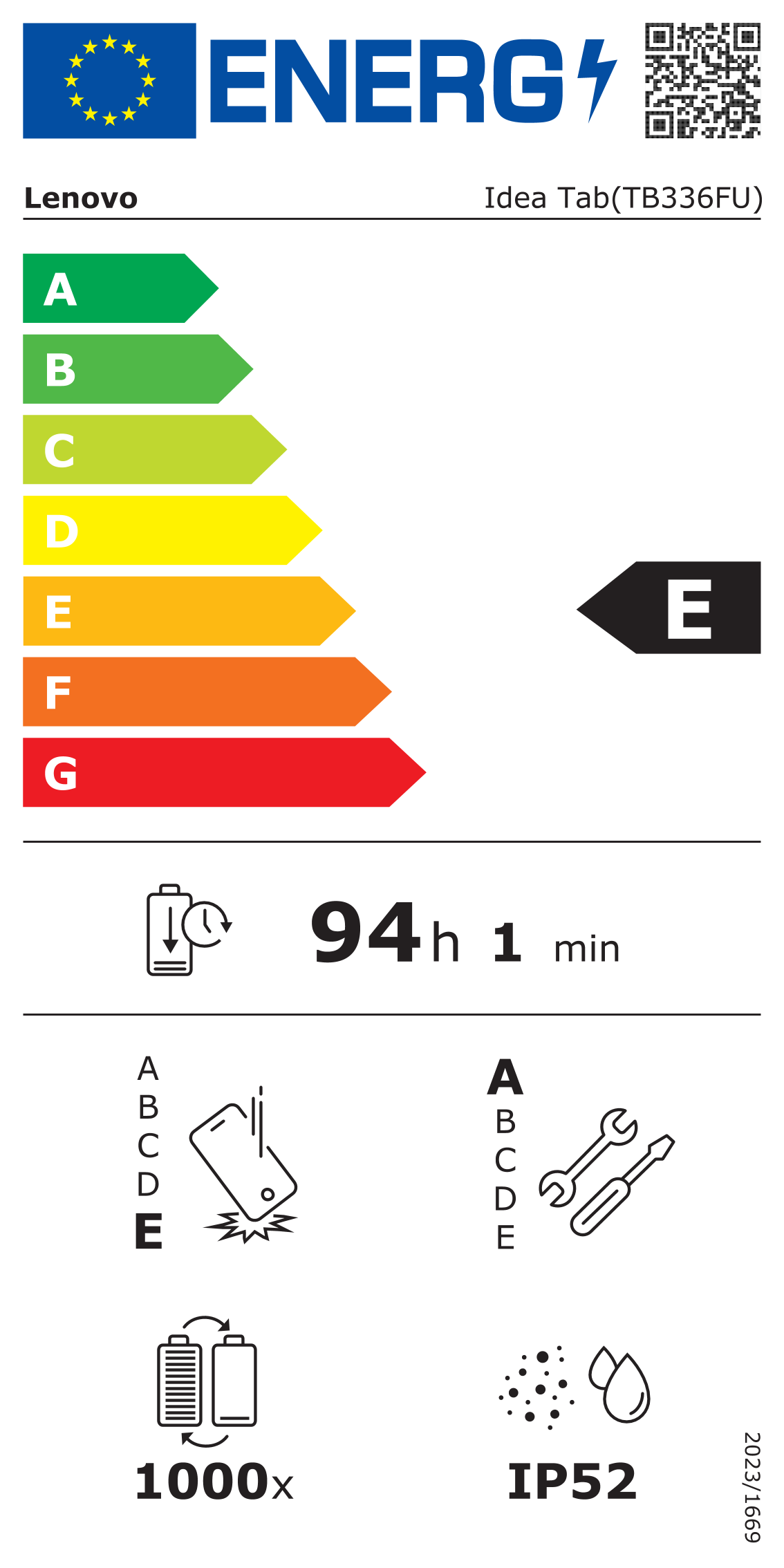 EPREL Full Energy Label