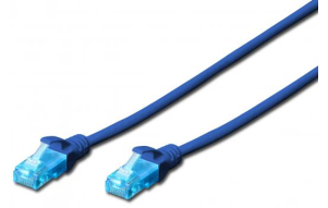 Product image: Network cable Digitus UTP patch Cat5e 0,5m (blue)
