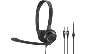 Product image: SENNHEISER PC 3 CHAT Wired Headphones / Over-ear / 2x 3.5 mm / Black