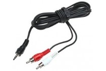 Audio kabel E-Green 3.5mm - 2xRCA 3m podrobno