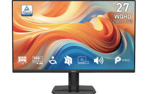 Product image: Monitor MSI PRO MP275Q E14 / 68,6 cm (27") / 2560x1440 (WQHD) / IPS / 144 Hz / 4 ms (GTG) / 300 nits / 1500:1 (black)