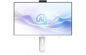 Product image: AIO Computer MSI Modern AM273QP AI 1UM-429XEU Ultra 7 / 16GB / 512GB SSD / 27" WQHD / Windows 11 Pro (white)