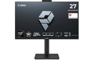 Product image: All-in-One PC MSI PRO MAX 27TP Z 8MG Ryzen 7 / 16 GB / 512 GB SSD / 27" FHD / Touchscreen / IPS / 120Hz / 5MP Webcam / Windows 11 Pro (black)