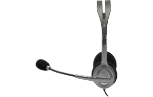 Product image: Headset LOGITECH H110 wired / naglavne / 2x 3,5 mm / grey