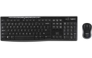 Product image: LOGITECH MK270 Wireless Keyboard and Mouse Combo (Black)