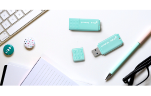 Product image: USB thumb drive GOODRAM UME3 CARE 128 GB USB 3.2 gen 1 (light blue)
