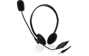 Product image: EWENT EW3567 Headphones Wired / Over-ear / 1x 3.5 mm / Black