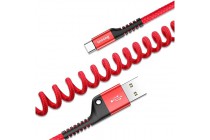 Kabel BASEUS Fish Eye USB Type-C / 2A, 1m (rdeč) podrobno