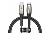 Kabel BASEUS Yiven PRO USB Type-C / Lightning QC 3.0, 1m (črn) podrobno