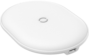 Product image: Wireless charger BASEUS Cobble 15W, Qi (white)