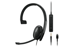 Product image: EPOS ADAPT 135T USB-C II – mono wired headband headset