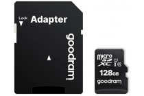 Pomnilniška kartica microSD Goodram 128GB + adapter (SD) podrobno