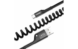 Product image: BASEUS Fish Eye USB Type-C Cable / 2A, 1m (black)