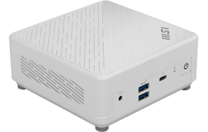 Product image: Mini desktop computer MSI Cubi 5 1M-441BEU Core 3 / 8GB DDR5 / 512 GB SSD / WiFi 6E + BT 5.3 / 1x2.5Gbps + 1x1Gbps / Windows 11Home (white)