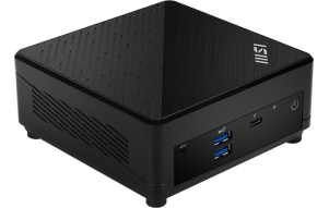 Product image: MSI Cubi 5 1M Mini Desktop Computer / Core 7 / 16GB DDR5 / 512 GB SSD / WiFi 6E + BT 5.3 / 1x2.5Gbps + 1x1Gbps / Windows 11 Pro (black)