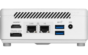 Product image: Mini desktop computer MSI Cubi 5 1M-441BEU Core 3 / 8GB DDR5 / 512 GB SSD / WiFi 6E + BT 5.3 / 1x2.5Gbps + 1x1Gbps / Windows 11Home (white)