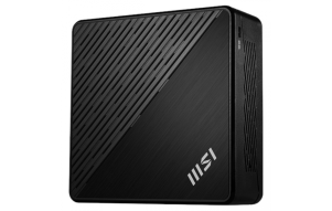 Product image: Mini desktop computer MSI Cubi N ADL S-225BEU Intel N100 / 8GB / 512GB SSD / WiFi 5 + BT 5.0 / 2x1Gbps / Windows 11 Pro / black