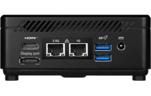 Product image: MSI Cubi 5 1M Mini Desktop Computer / Core 7 / 16GB DDR5 / 512 GB SSD / WiFi 6E + BT 5.3 / 1x2.5Gbps + 1x1Gbps / Windows 11 Pro (black)
