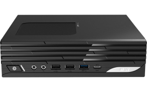 Product image: MSI PRO DP21 14M Mini Desktop Computer / i5 / 8GB DDR5 / 512GB SSD / Wi-Fi 6E + BT / 2x2.5Gbps / Windows 11 Pro (black)