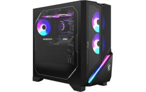 Product image: Desktop Computer MSI MPG Infinite X3 AI 2NVV7 U7 / 32GB / 1TB + 1TB SSD / GeForce RTX 5080 / Windows 11 Home / Black