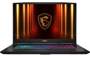 Product image: Laptop MSI Katana 17 HX B14WFK i7 / 16GB / 1TB SSD / 17.3" QHD 240Hz IPS / NVIDIA GeForce RTX 5060 / Windows 11 Pro / black