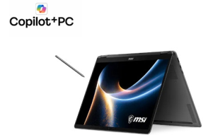 Product image: Laptop MSI Prestige 14 Flip AI+ D3MTG Core Ultra 9 / 32GB RAM / 2TB SSD / 14" OLED FHD+ / Intel UMA / W11 Pro (platinum)