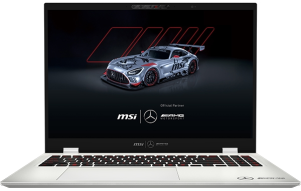 Product image: Laptop MSI Prestige 16 AI+ MercedesAMG B2VMG Core Ultra 9 / 32GB RAM / 1TB SSD / 16" OLED UHD+ / Intel Arc 140V / Windows 11 Pro (silver)