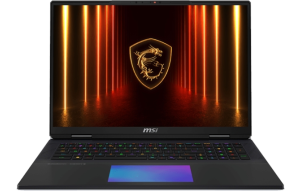 Product image: Laptop MSI Titan 18 HX A2XWJG / Intel Core Ultra 9 285HX / 96GB RAM / 6TB SSD / 18" UHD+ 120Hz / NVIDIA GeForce RTX 5090 / Windows 11 Pro / black