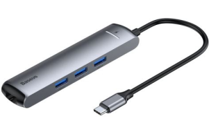 Product image: BASEUS USB Type-C 6-in-1 docking station