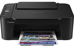 Product image: Canon Pixma TS3750i Multifunction Color Inkjet Printer (black)