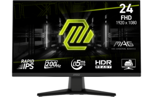 Product image: MSI MAG 242F / 23.8" / FHD / 200Hz / 1ms / Rapid IPS / Black