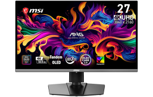 Product image: Monitor MSI MAG 272UP QD-OLED E16 / 67,3 cm (26,5") / 3840x2160 (UHD) / QD-OLED / 165 Hz / 0.03 ms (GTG) / 250 nits / 1500000:1 / adjustable height