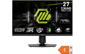 Product image: Monitor MSI MAG 272URDF E16 / 27" / UHD / Rapid IPS / 160Hz / 0.5ms (GtG) / Black - Height Adjustable