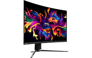 Product image: MSI MAG 321CUP QD-OLED 31.5" / UHD / 165Hz / 0.03ms MPRT / Black - height adjustable - PD 15W