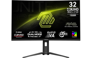 Product image: MSI MAG 321CUPDF Display / 31.5" / UHD / VA / 160Hz / 0.5ms (GtG) / Black - height adjustable - PD 15W