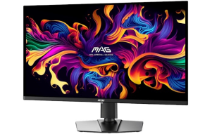 Product image: MSI MAG 321UP QD-OLED Monitor 31.5" / UHD / 165Hz / 0.03ms (GTG) / Black - Height Adjustable