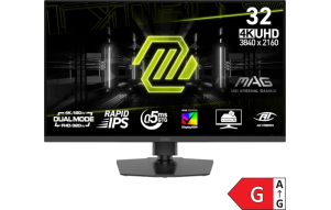 Product image: Monitor MSI MAG 322URDF E16 / 31.5" / UHD / Rapid IPS / 160Hz / 0.5ms (GtG) / black - height adjustable