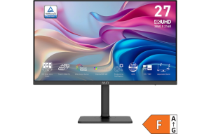 Product image: Monitor MSI Modern MD272UPHG / 27" / UHD / IPS / 60Hz / 4ms (GtG) / KVM / Black - Height Adjustable - PD 98W