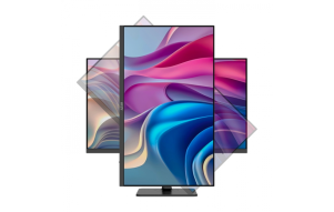 Product image: Monitor MSI Modern MD272UPHG / 27" / UHD / IPS / 60Hz / 4ms (GtG) / KVM / Black - Height Adjustable - PD 98W