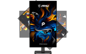 Product image: Monitor MSI PRO MAX 271UPX12G / 67,3 cm (26,5") / 3840x2160 (UHD) / QD-OLED / 120Hz / 0.03 ms (GTG) / 250 nits / 1500000:1 / KVM / adjustable height