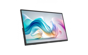 Product image: MSI PRO MP165 E6 Display / 15.6" / FHD / IPS / 60Hz / 4ms (GtG) / portable / Black - PD 15W