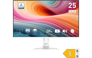 Product image: MSI PRO MP251W E2 Monitor 24.5" / FHD / 120Hz / 1ms (MPRT) (white)