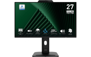 Product image: MSI PRO MP272PMG Monitor / 27" / FHD / IPS / 120Hz / 1ms (MPRT) / Black - Height Adjustable