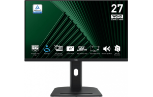 Product image: MSI PRO MP275QPG Monitor / 27" / WQHD / IPS / 100Hz / 1ms (MPRT) / Black - Height Adjustable